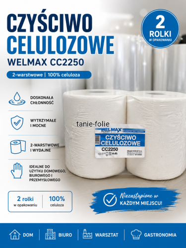 Czyściwo Celulozowe WELMAXCC2250 opakowanie 2 szt.